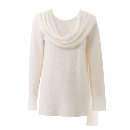 Tunique à large châle n°110 de Burda Style Janvier 2015