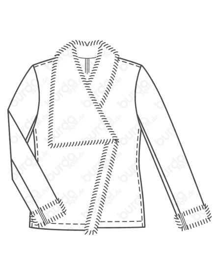 Veste n°110 de Burda Style Janvier 2019