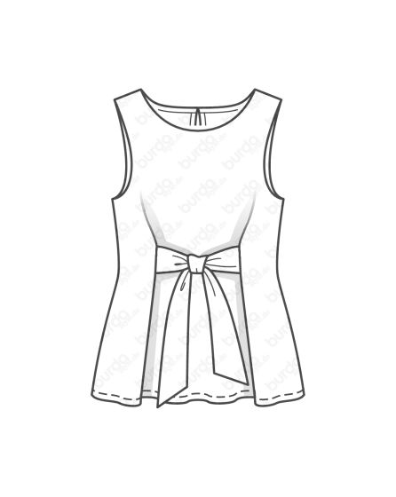 Tops n°110 de Burda Style Mai 2017