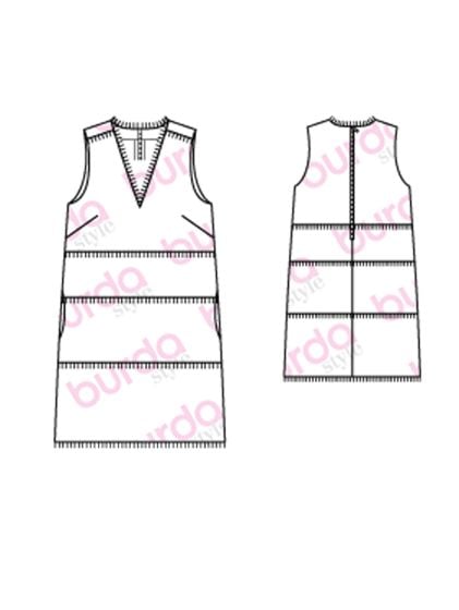Robe n°110 de Burda Style Février 2017