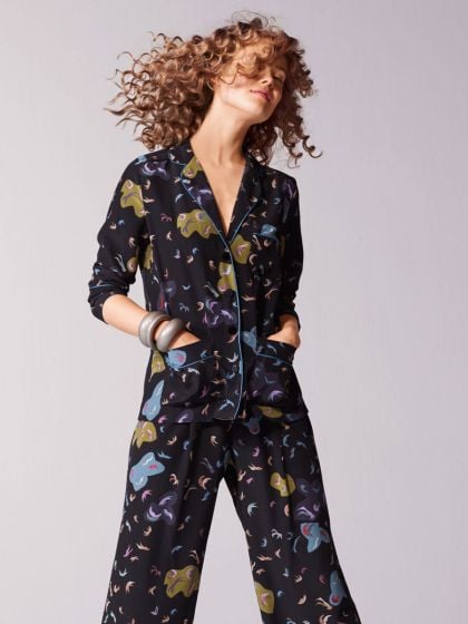 Veste de pyjama n°111 de Burda Style Janvier 2017