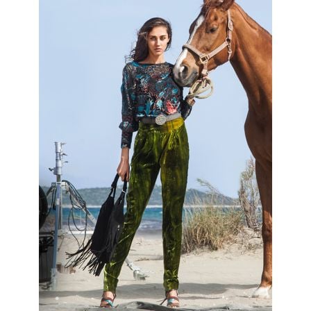 Pantalon à pinces n°112 de Burda Style Aout 2016
