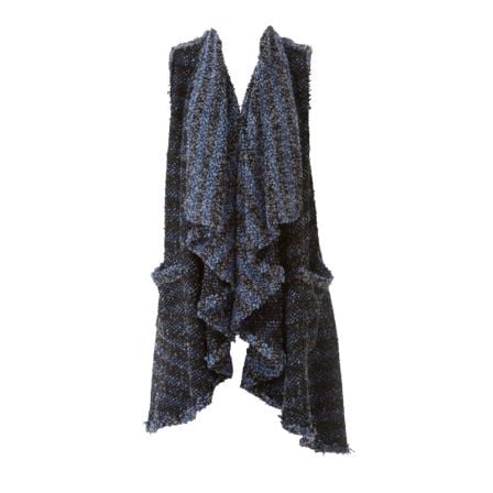 Gilet Long à col châle n°112 de Burda Style Octobre 2014