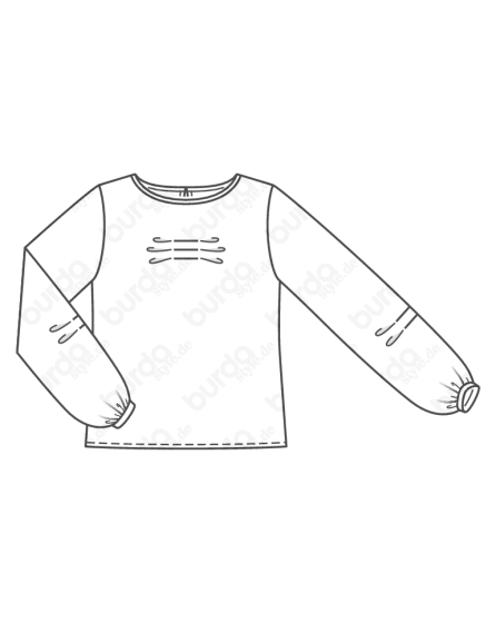 Blouse n°112 de Burda Style Novembre 2017