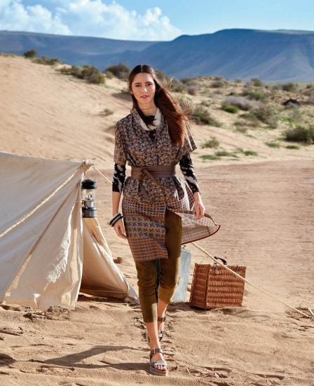 Robe chemisier n°112 de Burda Style Avril 2017