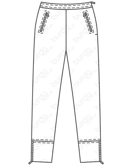 Pantalons n°112 de Burda Style Janvier 2019