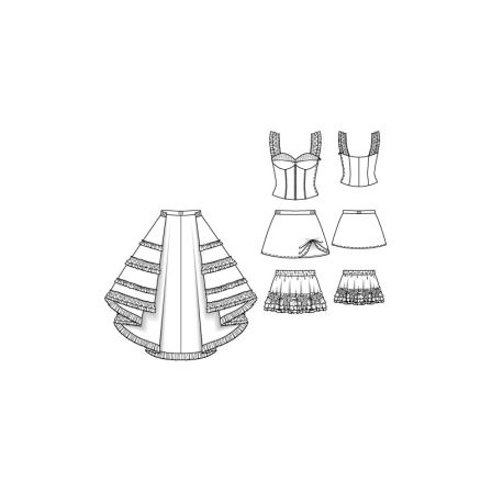 Bustier - Jupe n°114