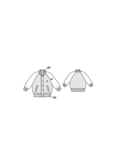 Blouson collège n°115 de Burda Style Septembre 2016