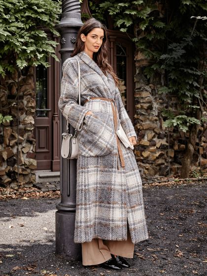 Manteau maxi n°115 de Burda Style Decembre 2016
