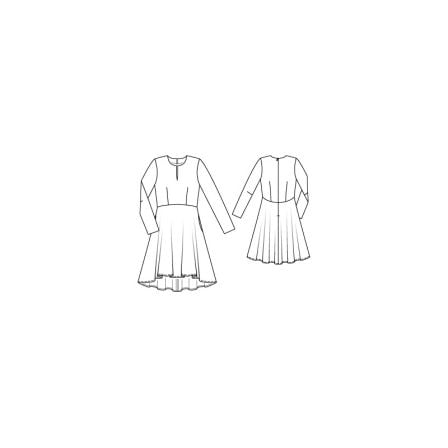 Robe n°115 de Burda Style Août 2012
