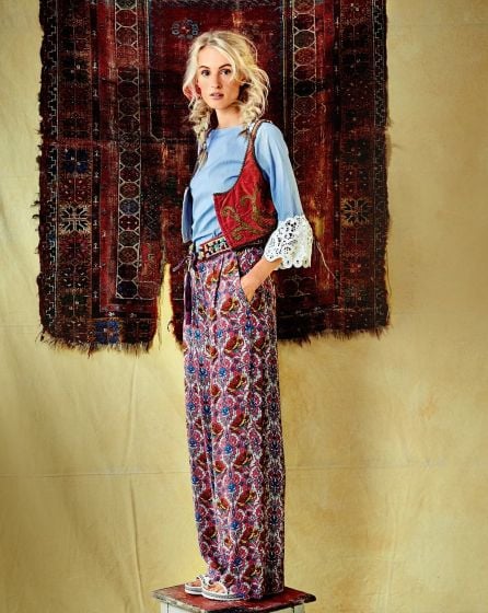 Pantalon palazzo  n°115 de Burda Style Mars 2017