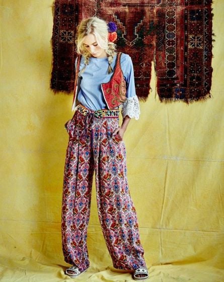 Pantalon palazzo  n°115 de Burda Style Mars 2017