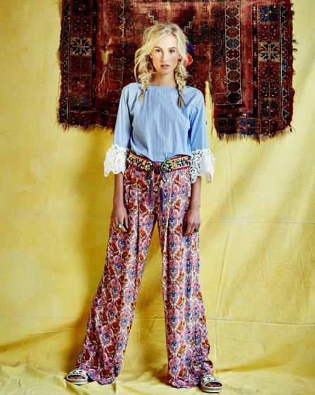 Pantalon palazzo  n°115 de Burda Style Mars 2017