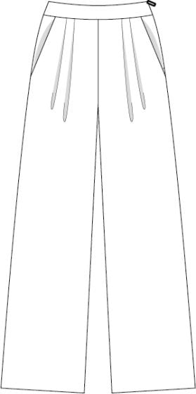 Pantalon palazzo  n°115 de Burda Style Mars 2017