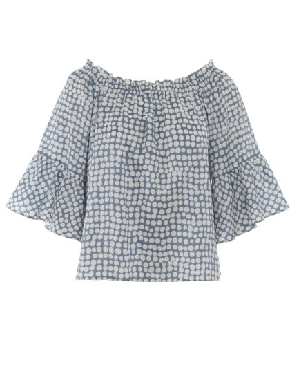 Top épaules nues n°116 de Burda Style Février 2017