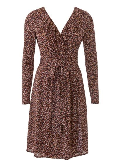 Robe portefeuille n°116 de Burda Style Octobre 2016