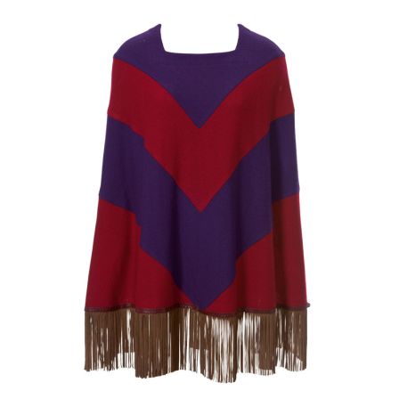 Poncho n°116 de Burda Style Octobre 2013