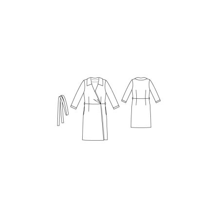 Robe porte-feuille n°116 de Burda Style Novembre 2012