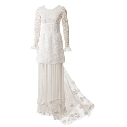 Robe de mariée n°117 de Burda Style Mars 2015