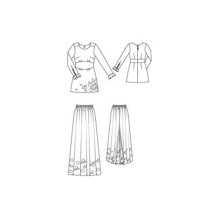 Robe de mariée n°117 de Burda Style Mars 2015