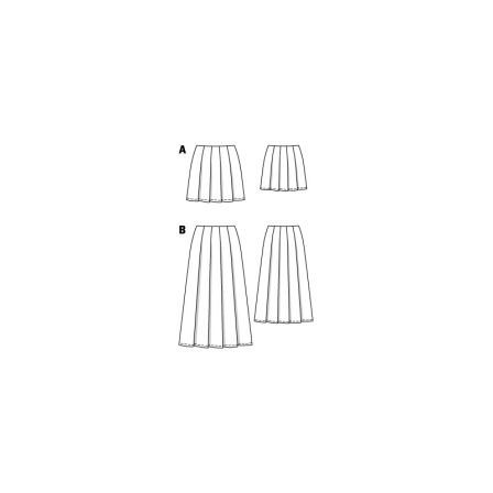 Jupe à plis n°117 de Burda Style Avril 2015