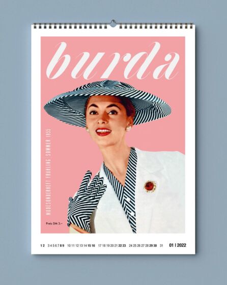 Calendrier mural Burda 2022