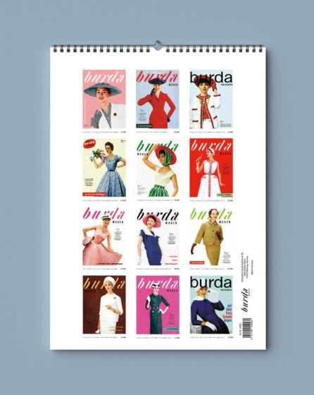 Calendrier mural Burda 2022