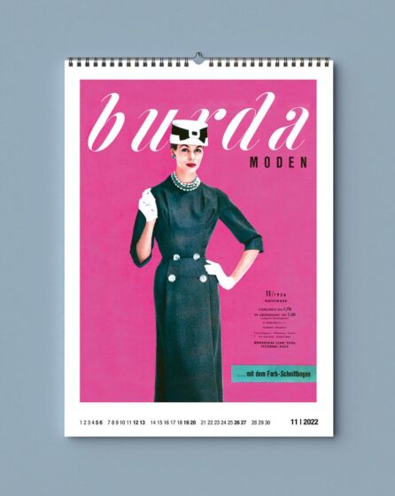 Calendrier mural Burda 2022