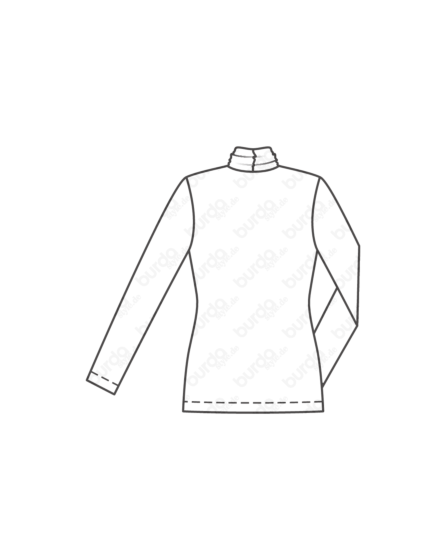 Top drapé en jersey n°121 | Burda Style 09/18