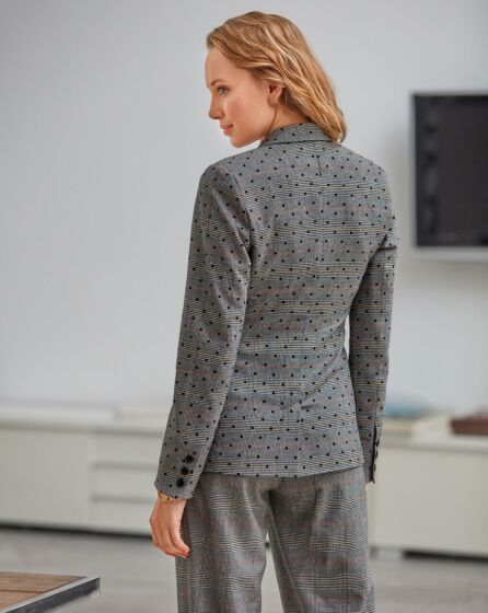 Blazer en viscose stretch n°101 | Burda Style 10/18