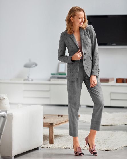 Blazer en viscose stretch n°101 | Burda Style 10/18