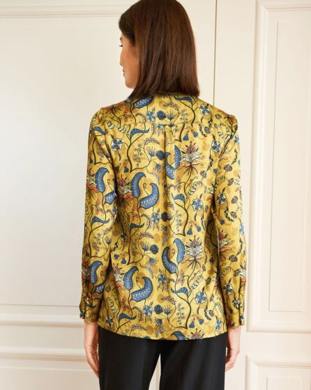 Blouse en satin n°106 | Burda Style 12/18