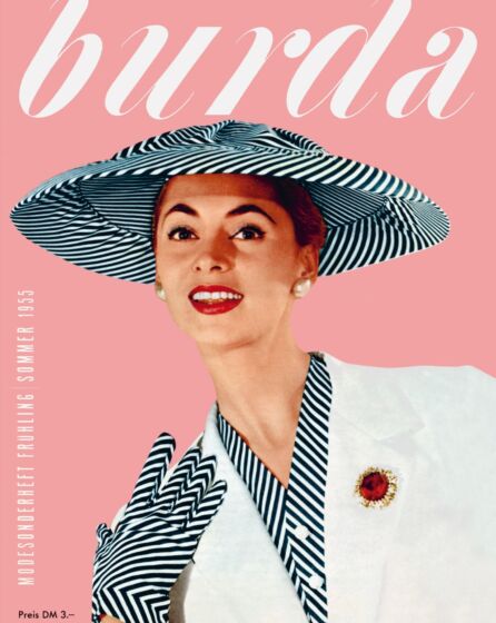 Poster A2 - couverture rose année 1955