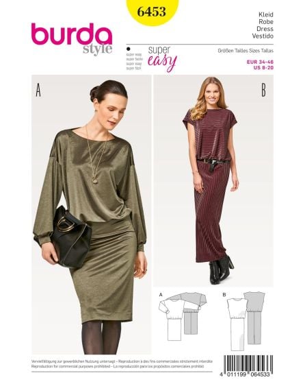 Robes épaules débordantes n°6453