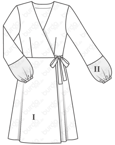 Robe n°117 de Burda Style Février 2019