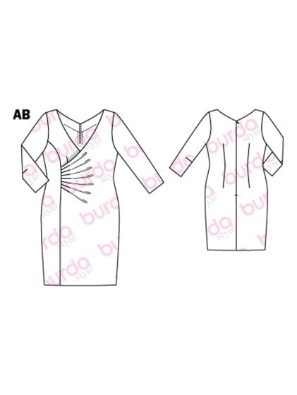 Robe n°118 de Burda Style Février 2017