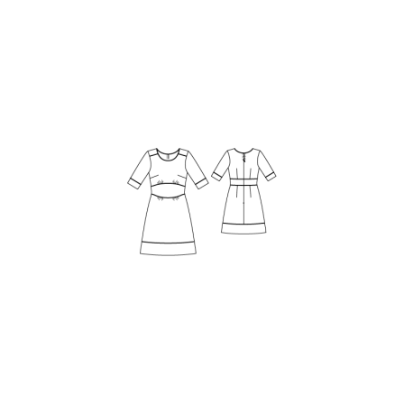 Robe n°118 de Burda Style Mars 2015