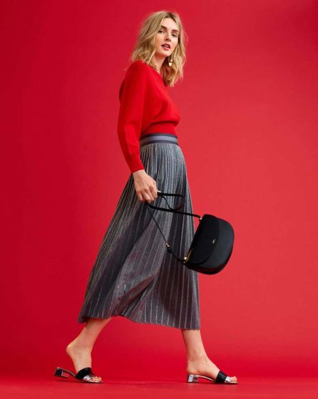 Jupe plissée n°118 de Burda Style Août 2017