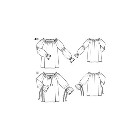 Chemisier de conte de fées n°118 de Burda Style Janvier 2013