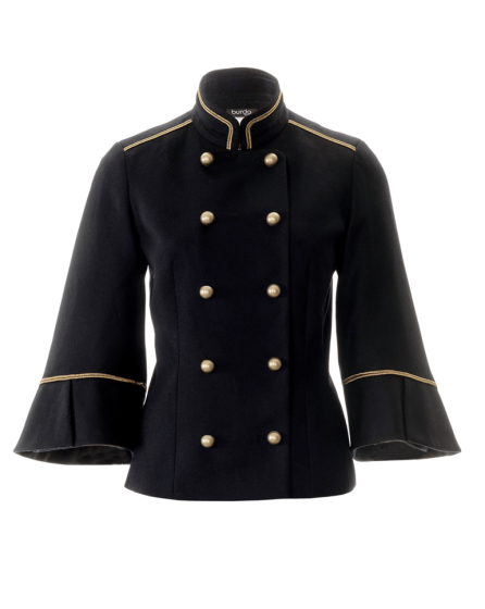 Veste d'uniforme n°118 de Burda Style Décembre 2017