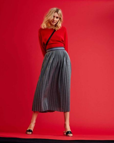Jupe plissée n°118 de Burda Style Août 2017