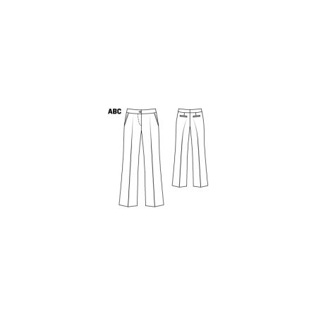 Pantalons n°118 de Burda Style Août 2013