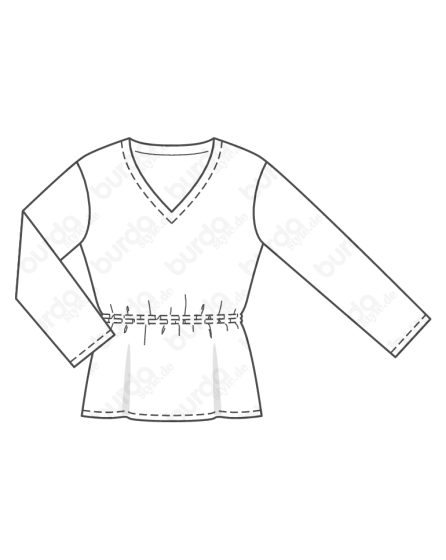T-shirts n°118 de Burda Style Janvier 2019