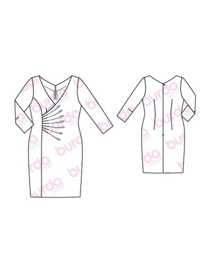 Robe n°118 de Burda Style Février 2017