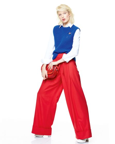 Pantalon à revers n°119 de Burda Style Novembre 2016