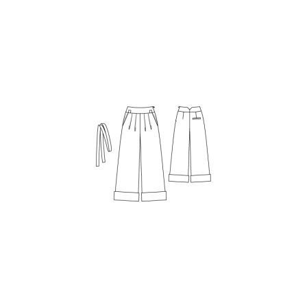 Pantalon à revers n°119 de Burda Style Novembre 2016