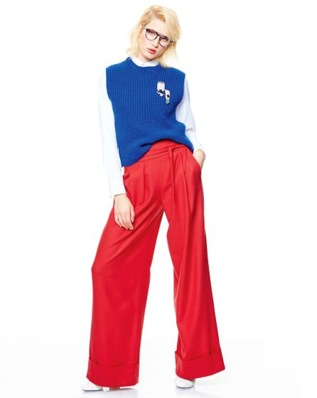 Pantalon à revers n°119 de Burda Style Novembre 2016