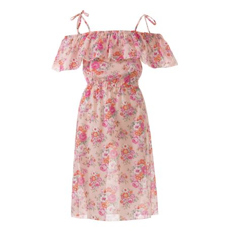 Robe à volant n°119 de Burda Style Juillet 2014