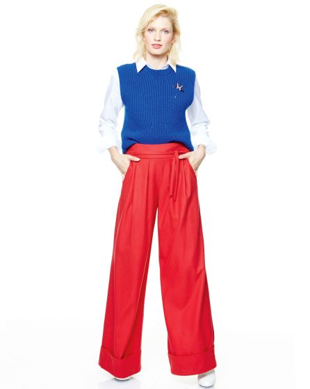 Pantalon à revers n°119 de Burda Style Novembre 2016