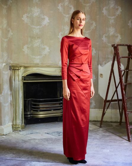 Robe du soir n°119 de Burda Style Décembre 2017